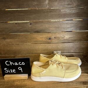 New Womens Chaco Chillos Slip On Yellow Casual Comfort‎ Shoes Sneakers Size 9 M